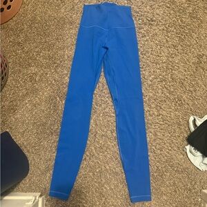 Blue Lululemon Align Leggings